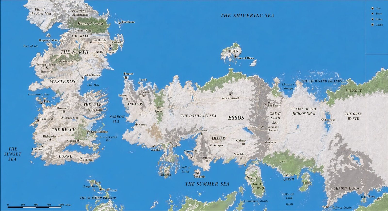 House Celtigar map route board for Claw Isle and surrounding territories