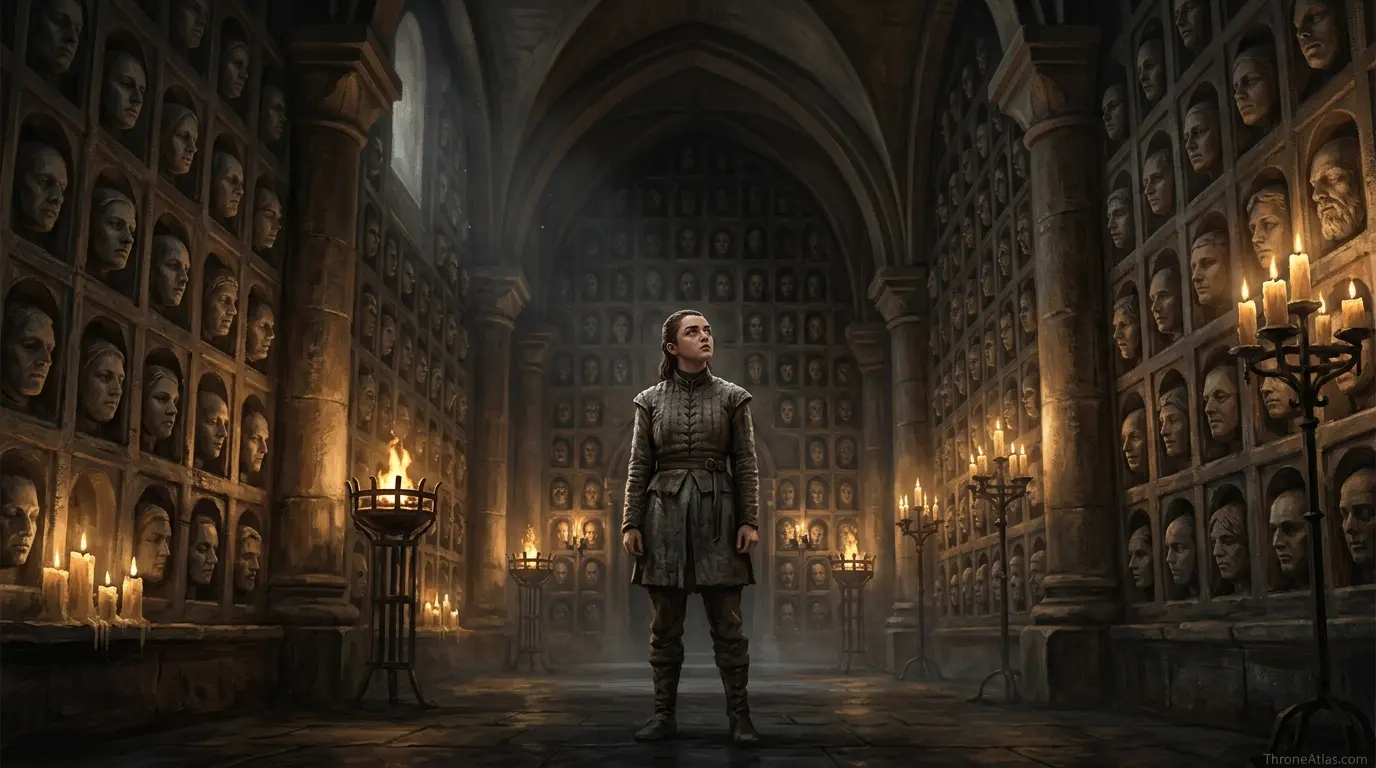 Braavos harbor image representing Arya Stark crossing the Narrow Sea