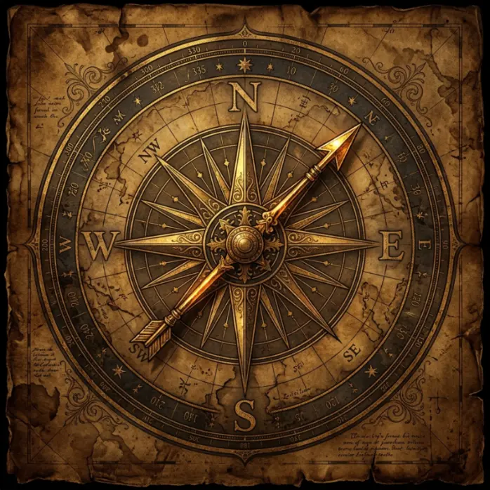 Battle of Blackwater Map round compass reference image for ThroneAtlas map guide