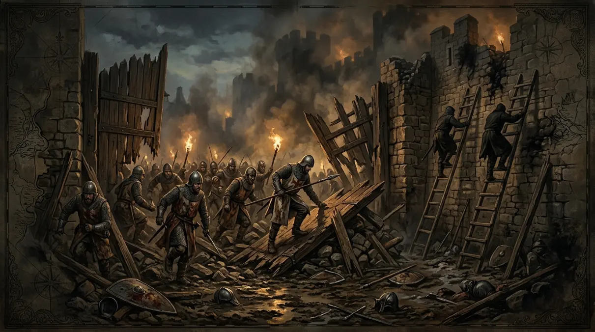 Battle of Blackwater Map key location context image with medieval map atmosphere