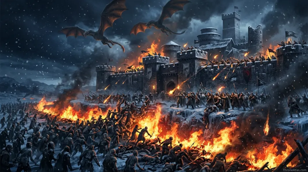 Dothraki charge field image for Battle of Winterfell map