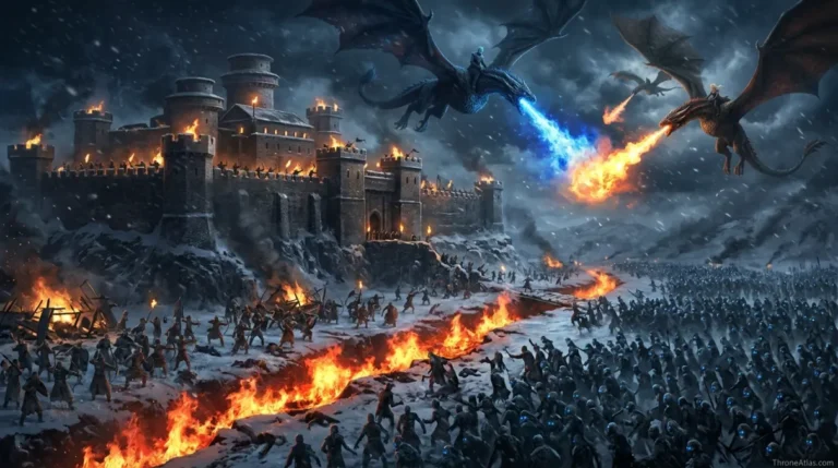 Battle of Winterfell Map