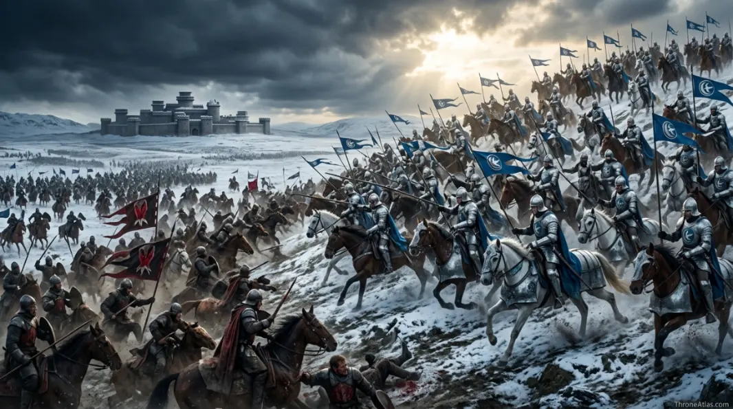 Winterfell gate restoration image for Battle of the Bastards
