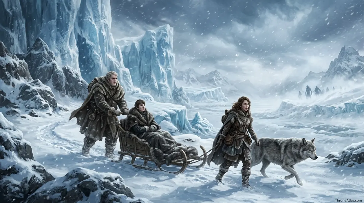 Winterfell tower image for Bran Stark journey map