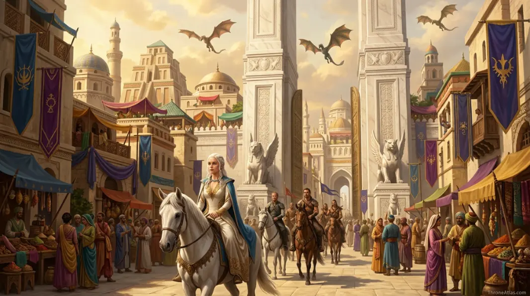 Dothraki Sea route image for Daenerys Targaryen journey map