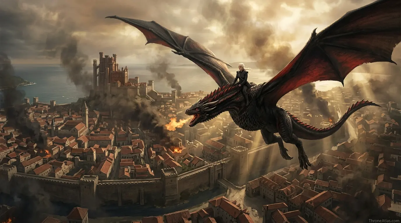 King&rsquo;s Landing final route image for Daenerys Targaryen map