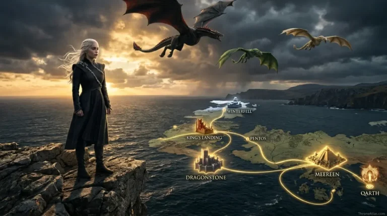 Daenerys Targaryen Journey Map