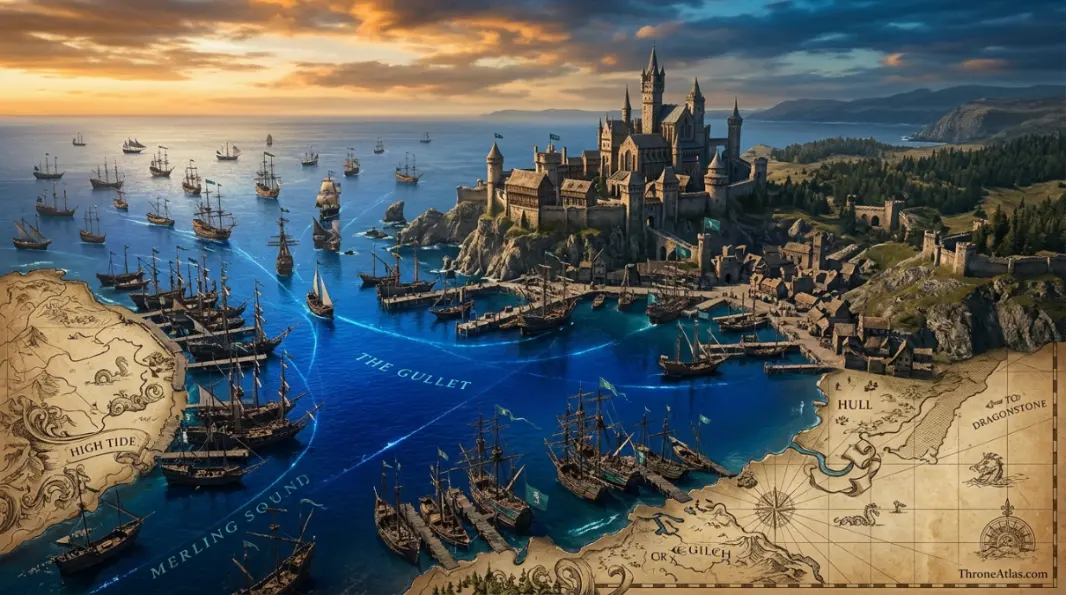 Team Black Dragonstone and Driftmark route image for Dance of the Dragons map