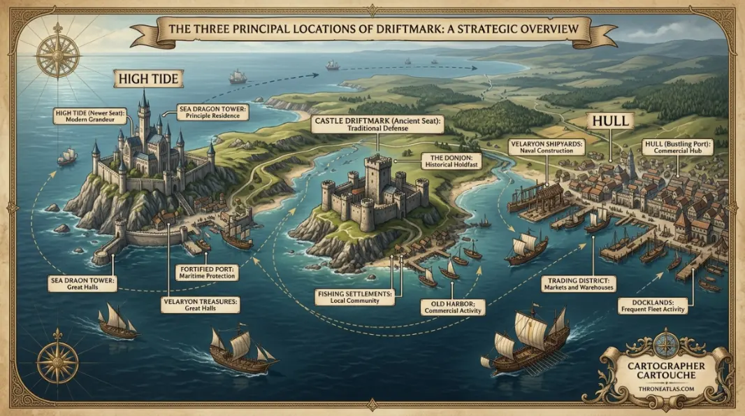 Blackwater Bay coastal route image connected to Driftmark map