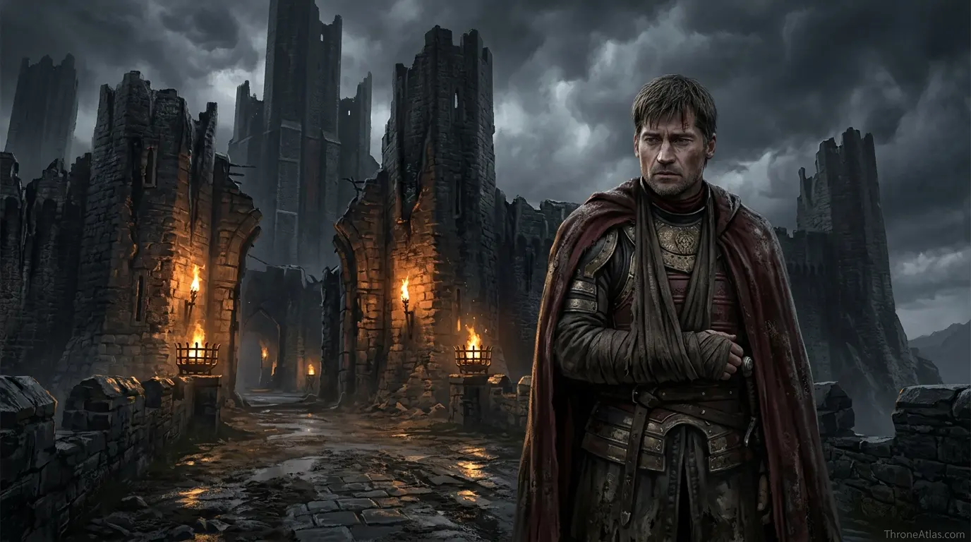 Jaime and Brienne Riverlands captivity route image