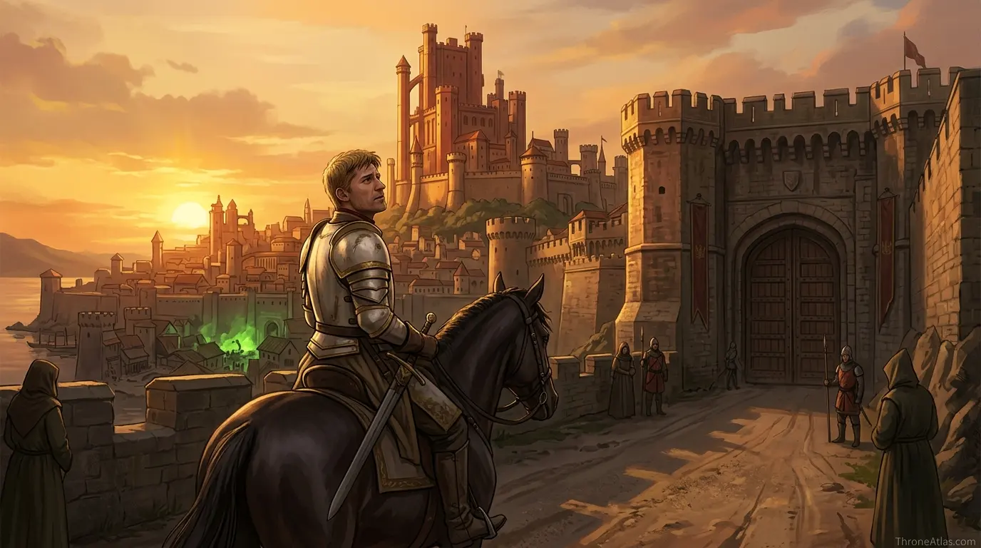 Harrenhal road image for Jaime Lannister redemption map