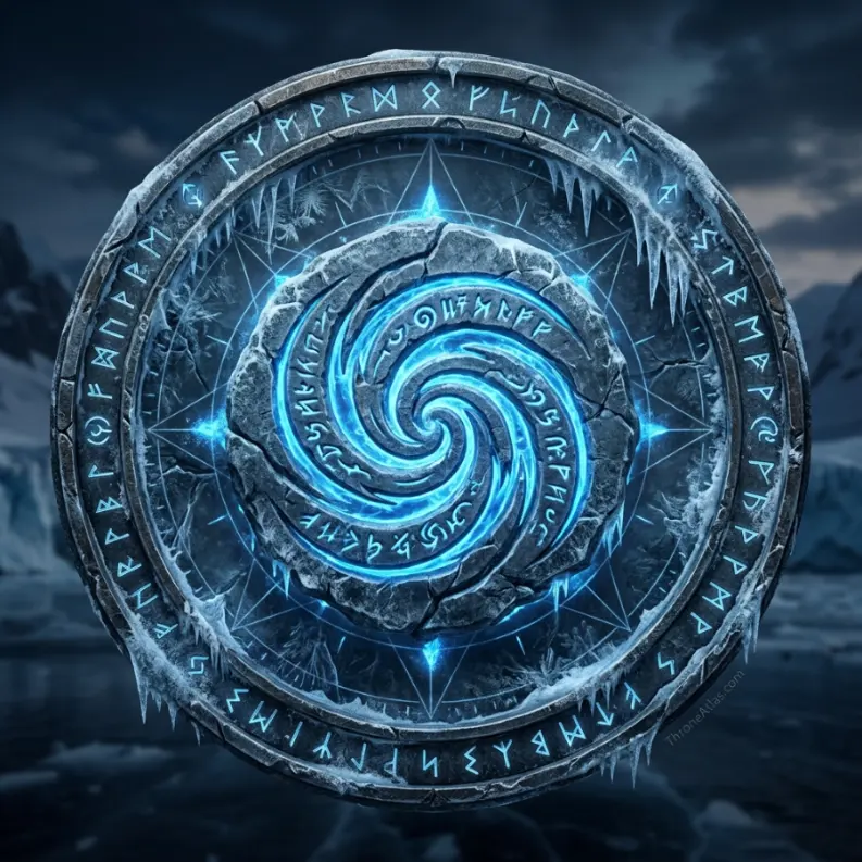Long Night Map compass rose for ThroneAtlas map guide