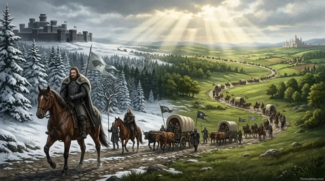 Winterfell origin image for Ned Stark journey map