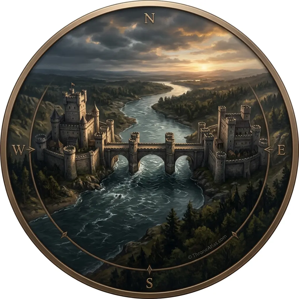 Red Wedding Map compass rose for ThroneAtlas map guide