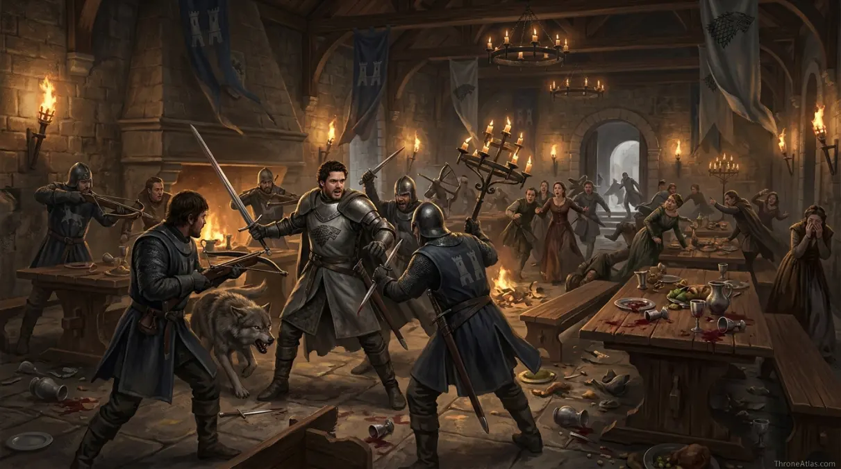 Great Hall feast room image for Red Wedding betrayal map