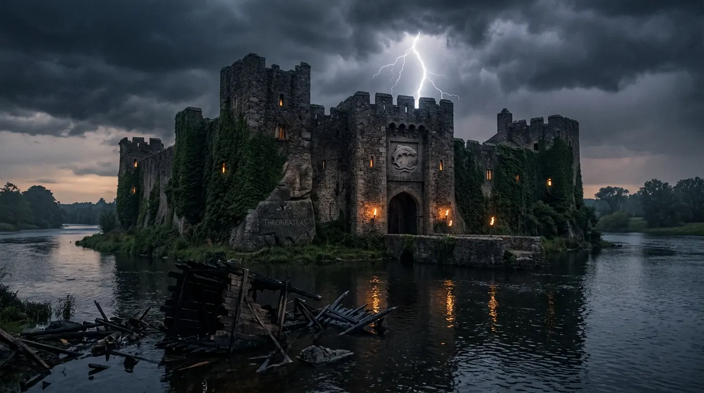Riverrun Map route and travel corridor reference image in Westeros style