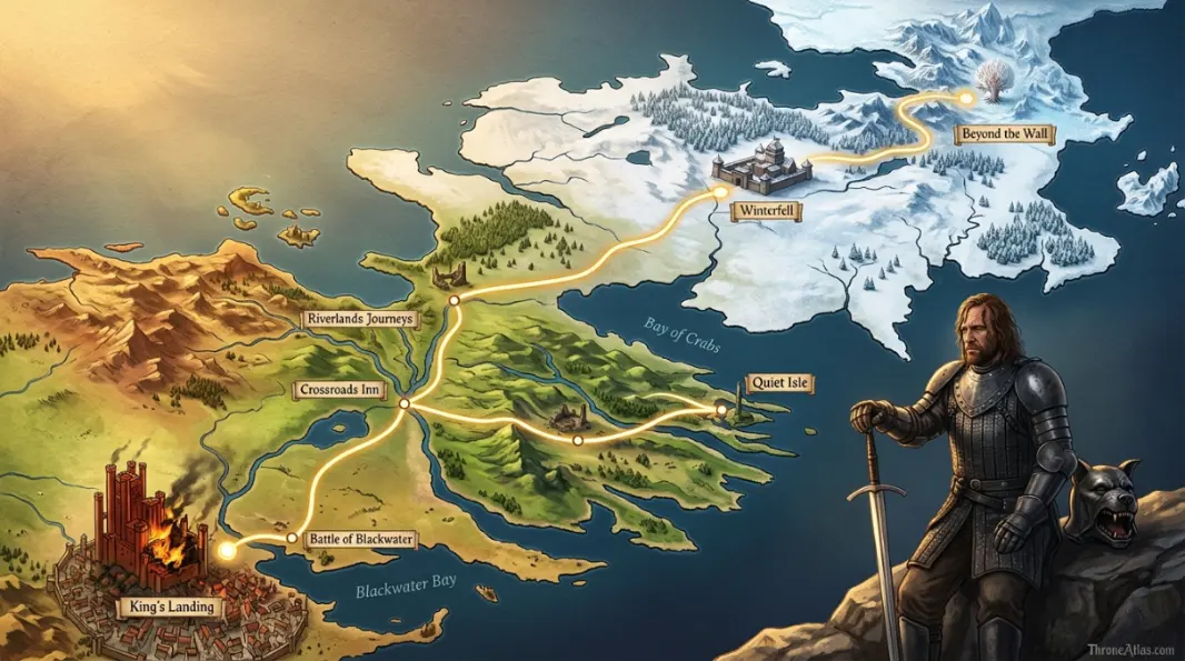 Red Keep Cleganebowl endpoint image for Sandor Clegane route
