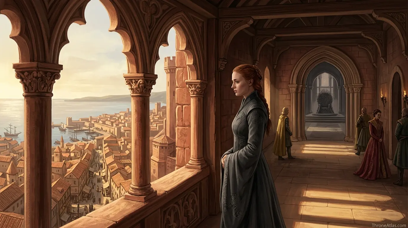 King&rsquo;s Landing court captivity image for Sansa Stark journey map