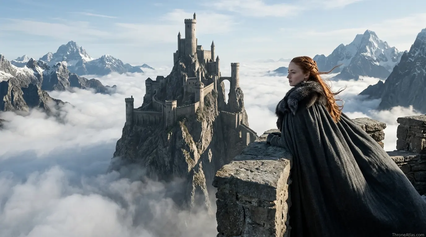 Vale and Eyrie mountain refuge image for Sansa Stark journey route
