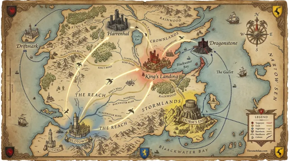 Team Black Dragonstone and Driftmark faction base image for locations map