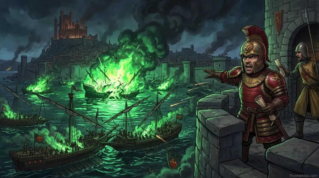 Blackwater Bay battle strategy image for Tyrion Lannister map