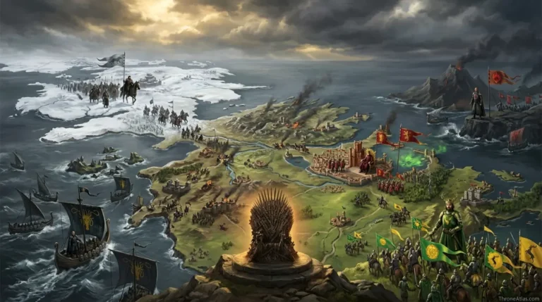 War of the Five Kings Map