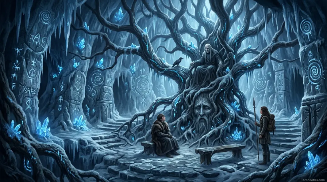 Three-Eyed Raven cave White Walker map image