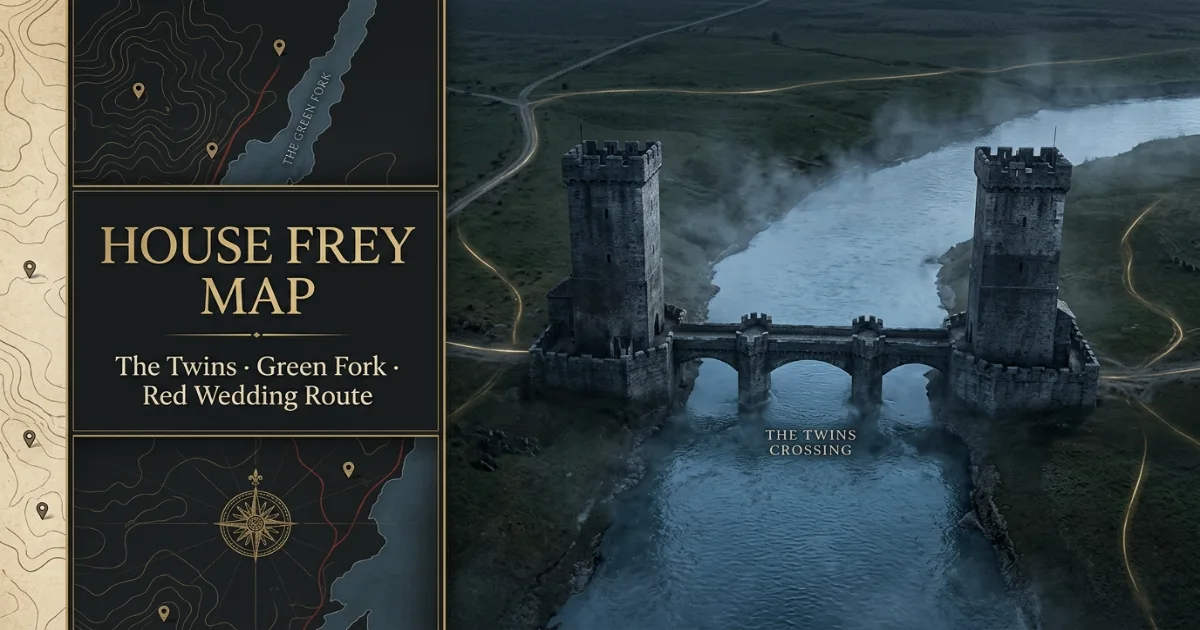 House Frey map hero showing the Twins bridge crossing over the Green Fork in the Riverlands
