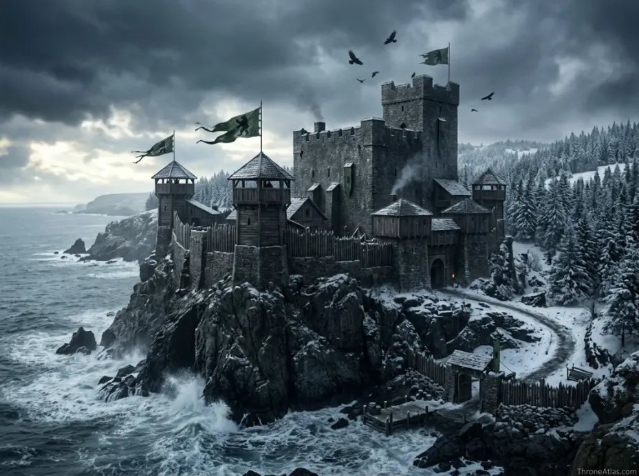 Bear Island Map showing regional position on the Westeros atlas