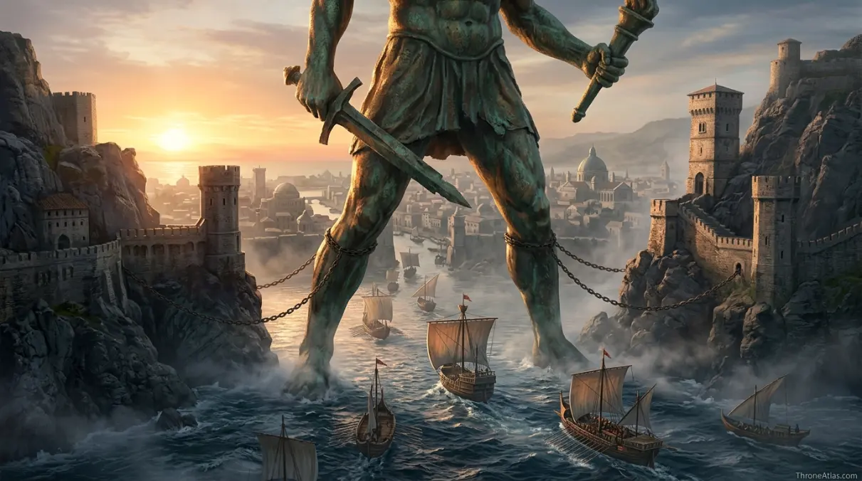 Braavos map hero image showing the atmosphere of Free Cities for ThroneAtlas