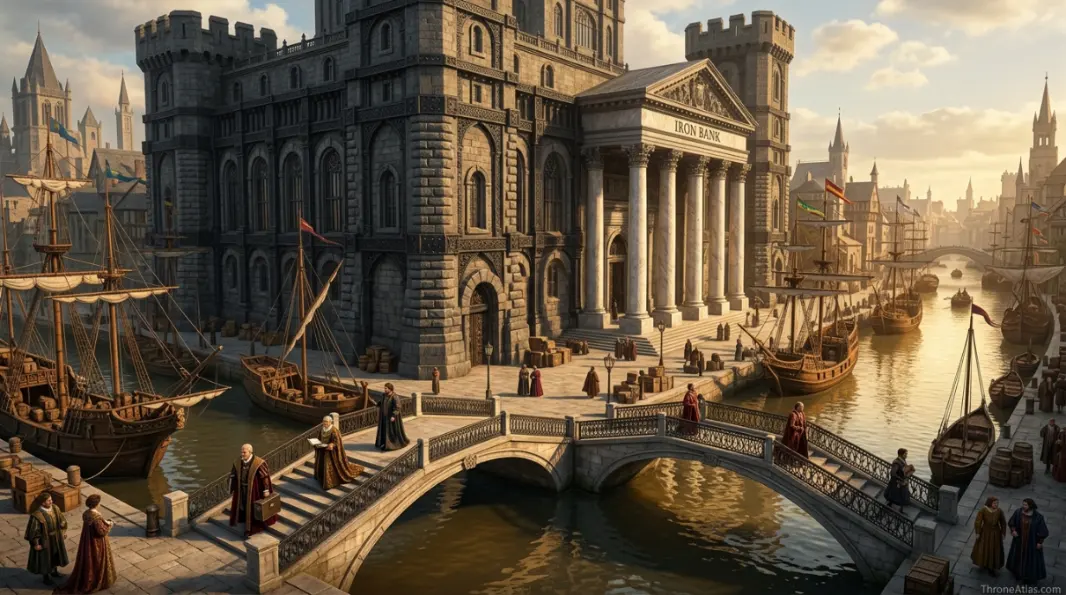 Route and landmark visual reference for Braavos map