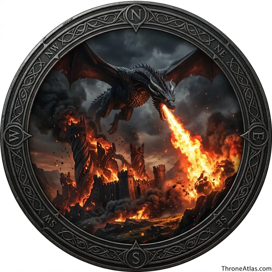 ThroneAtlas compass rose for Burning of Harrenhal map