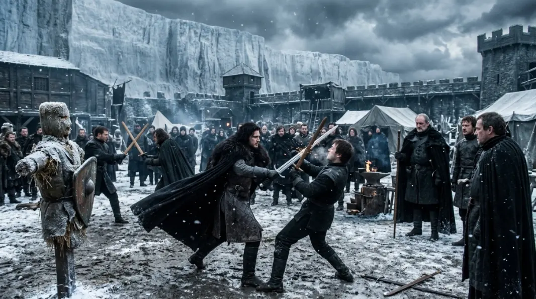 Castle Black training yard image for Night&rsquo;s Watch map