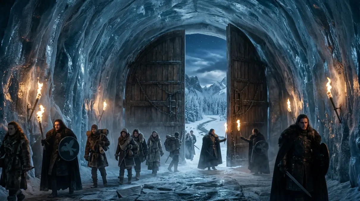 Castle Black tunnel gate image for Wall map