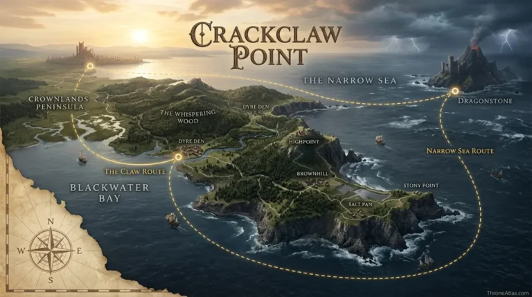 Crackclaw Point Map
