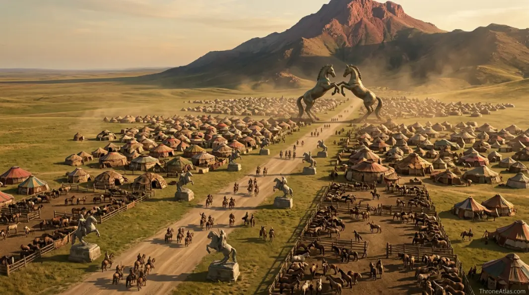 Khalasar horse route image for Dothraki Sea map