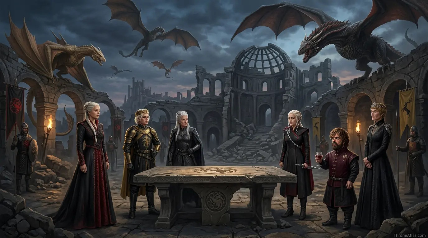 Dragonpit map strategic map routes and nearby house territories
