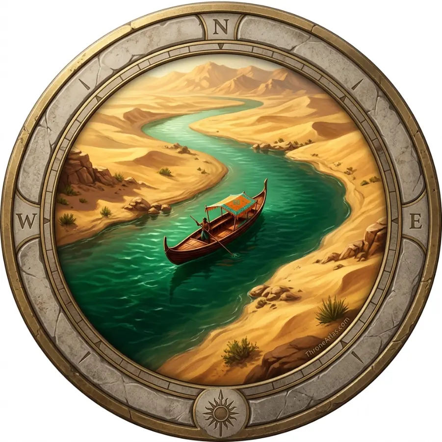 Compass rose for Greenblood map guide