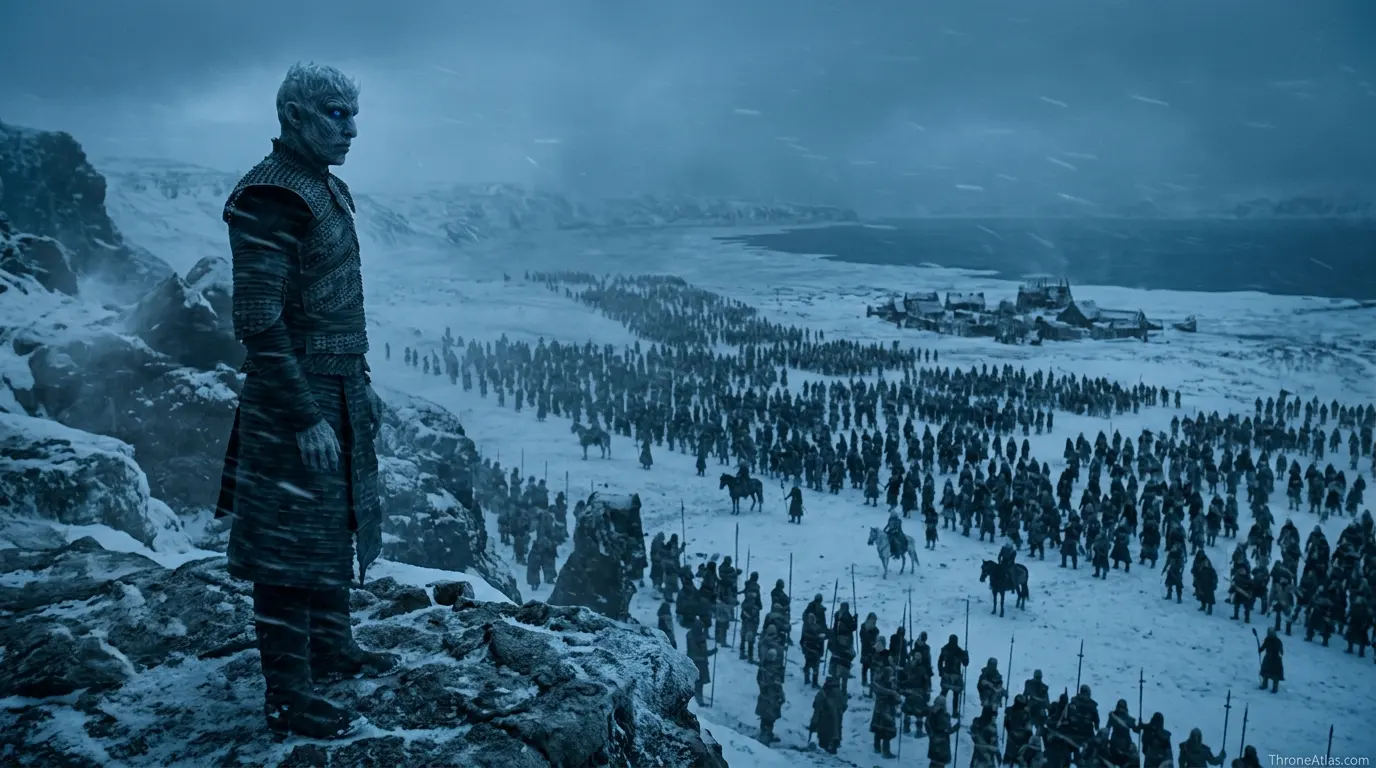 Hardhome forest approach image for White Walker attack route