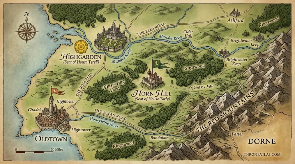 Horn Hill map cinematic Westeros atlas hero image