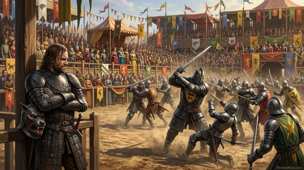 Gregor Clegane violence route image for Riverlands devastation