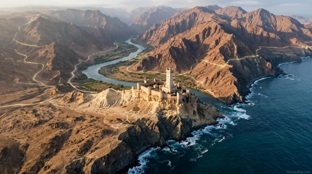 House Dayne map cinematic atlas background for Western Dorne