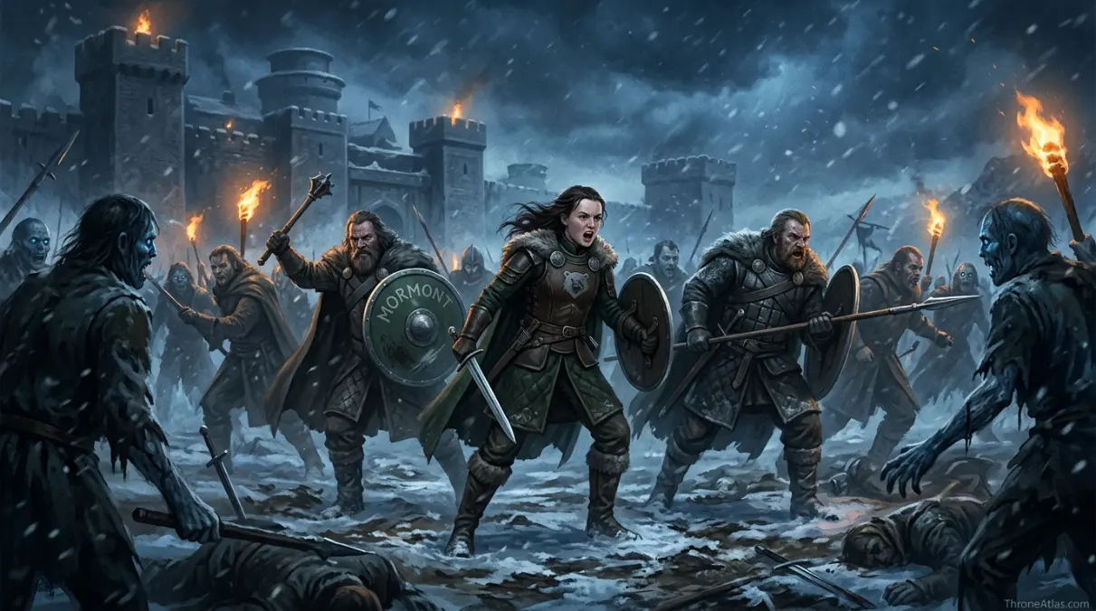 Lyanna Mormont northern defense image for Bear Island house map