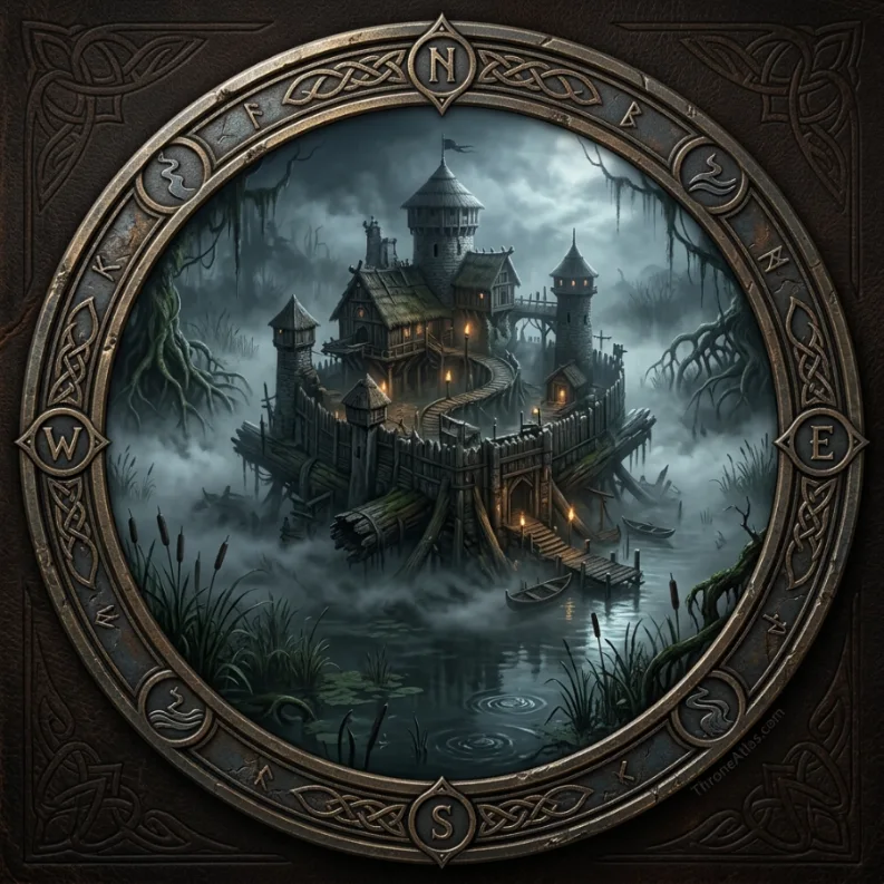 House Reed Map compass rose for ThroneAtlas map guide