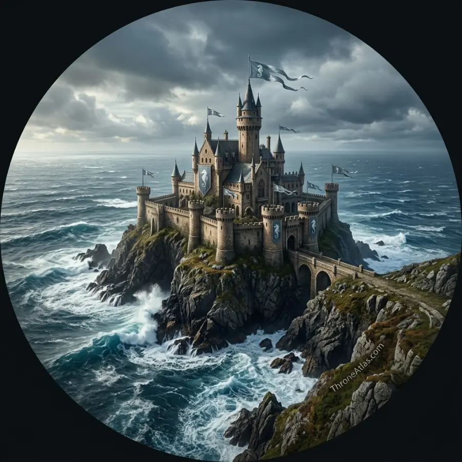 House Velaryon Map compass rose for ThroneAtlas map guide