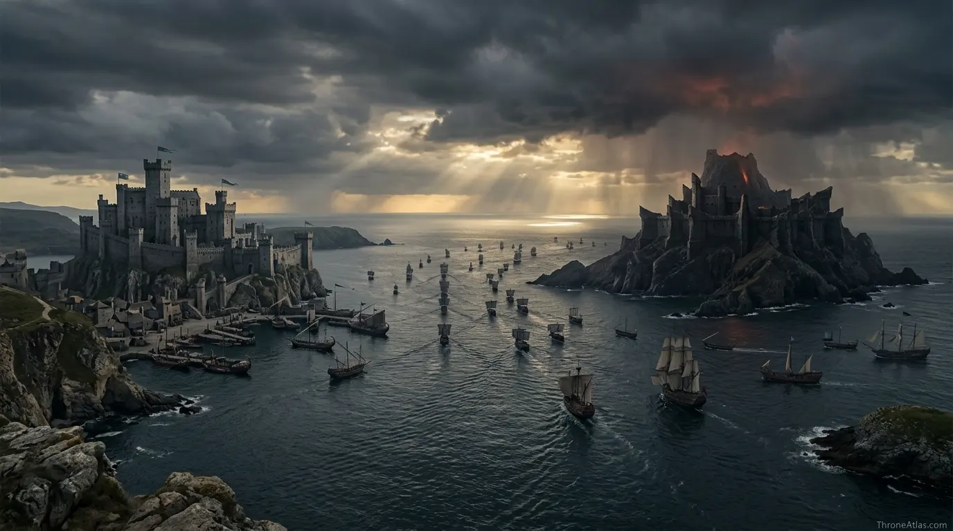 Velaryon fleet harbor image for Driftmark map