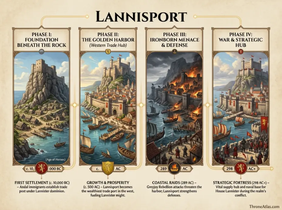 Lannisport map house connection visual guide