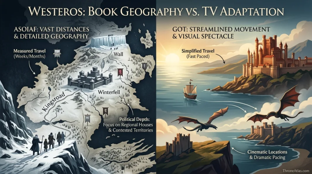 Last Hearth map timeline route connections across Westeros