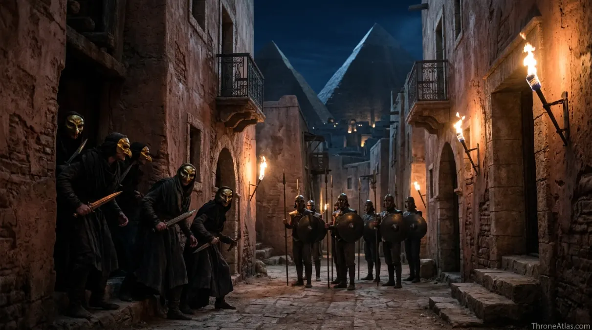 Landscape reference for the main geography of Meereen map