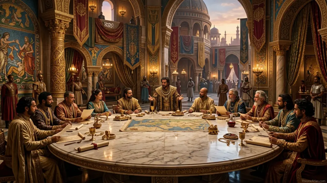 Landscape reference for the main geography of Qarth map